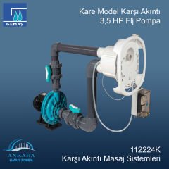 Kare Model Karşı Akıntı 3,5 HP Flj Pompa