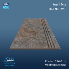 Fossil Mix 33x66 cm Merdiven Kaymazı