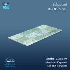 Sukabumi 33x66 cm Merdiven Kaymazı Sol Bitiş