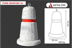 Mozaikli Park Mantarı 75x50 200 Kg