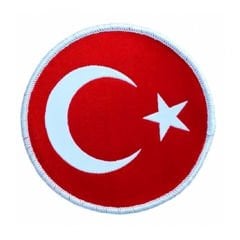 Türk Bayrağı (Tişörtlere ve Tekstil ürünlerine Dikilmek Üzere)