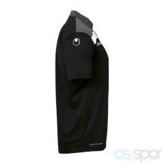 Uhlsport Siyah Beyaz Polo T-shirt Offense 1002213