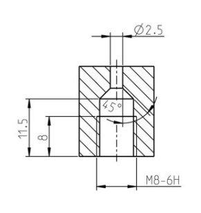 Sapphire nozzle 086