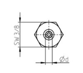 Sapphire nozzle 971