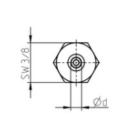 Sapphire nozzle 972