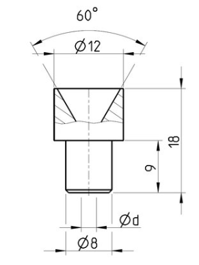 Ceramic nozzle 952-cer