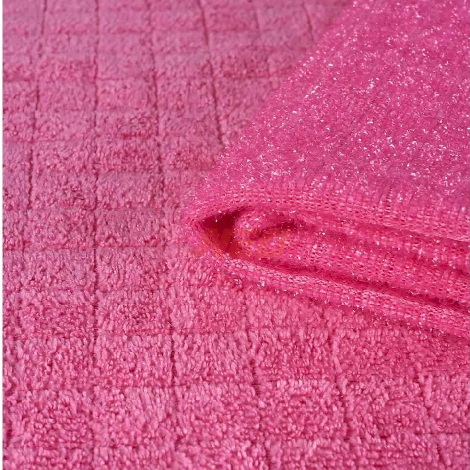 CARGA PEMBE MİKROFİBER OVMA BEZİ 40X40 - 320 GSM
