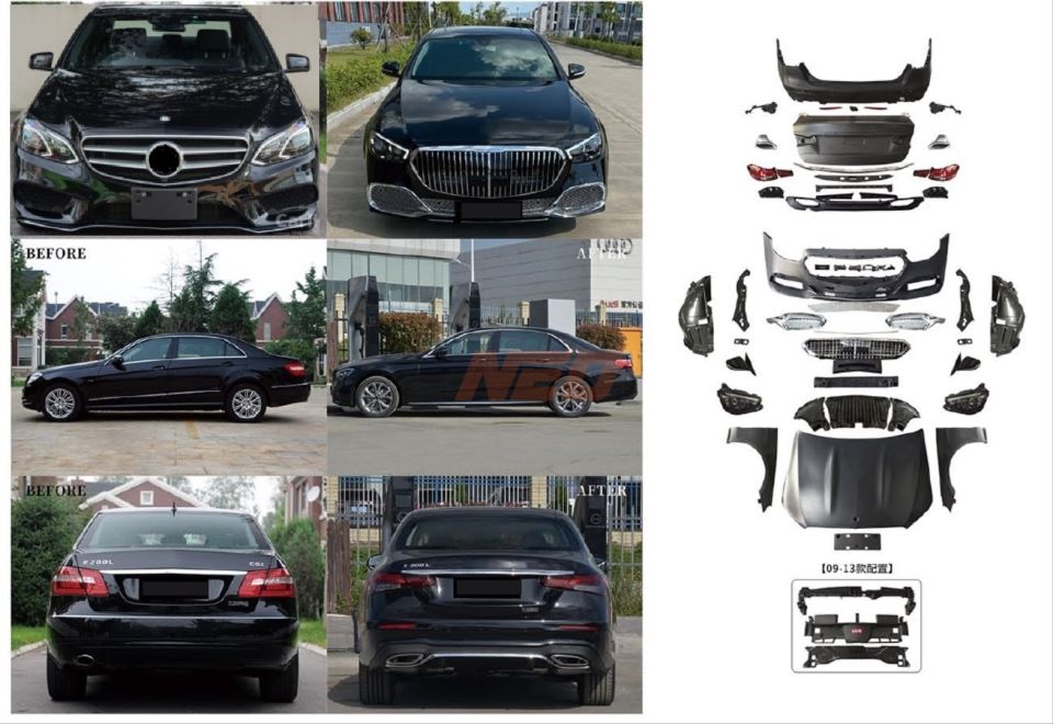 W212 (2014-2016) LCI  İÇİN 2020+ W213 MAYBACH GÖRÜNÜM FULL FACELIFT BODY KIT