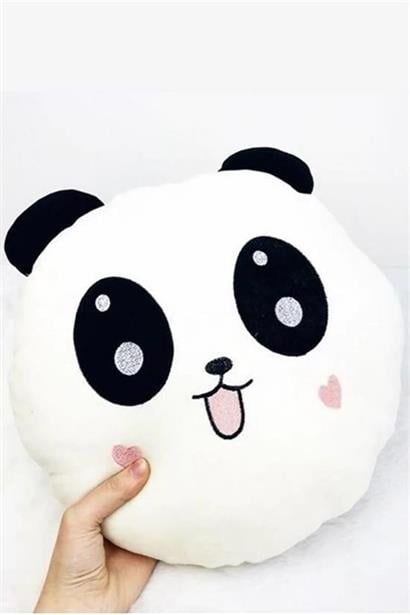 BUFFER® Kalpli Yanaklı Sevimli Panda Yastık