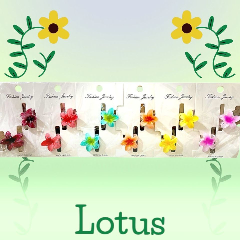 Lotus 12'li Minik Minyak Minimal Kartlı Toka – Şık ve Dayanıklı Saç Aksesuarı