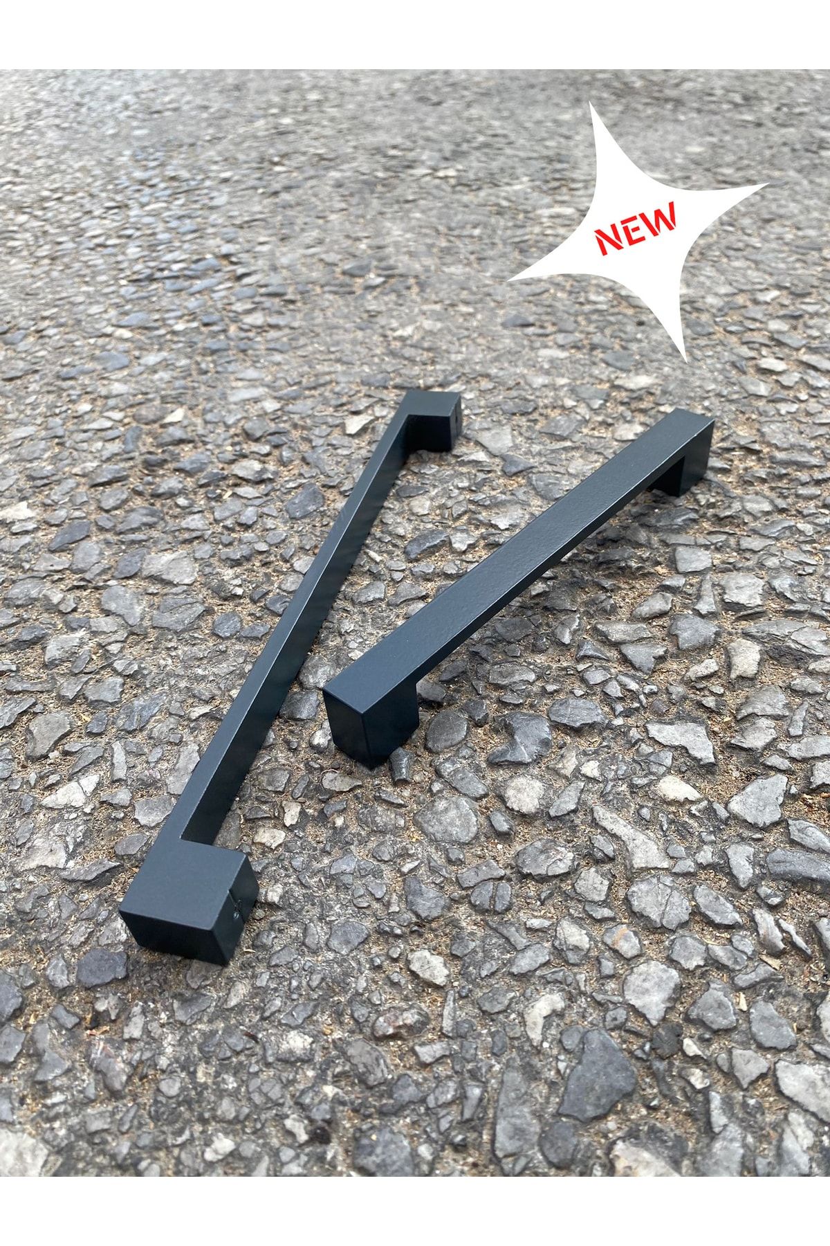 (1 ADET) 3416 Yakut Kulp (ANTRASİT) Mobilya Çekmece Mutfak Dolap Kapak Kulpu 160mm