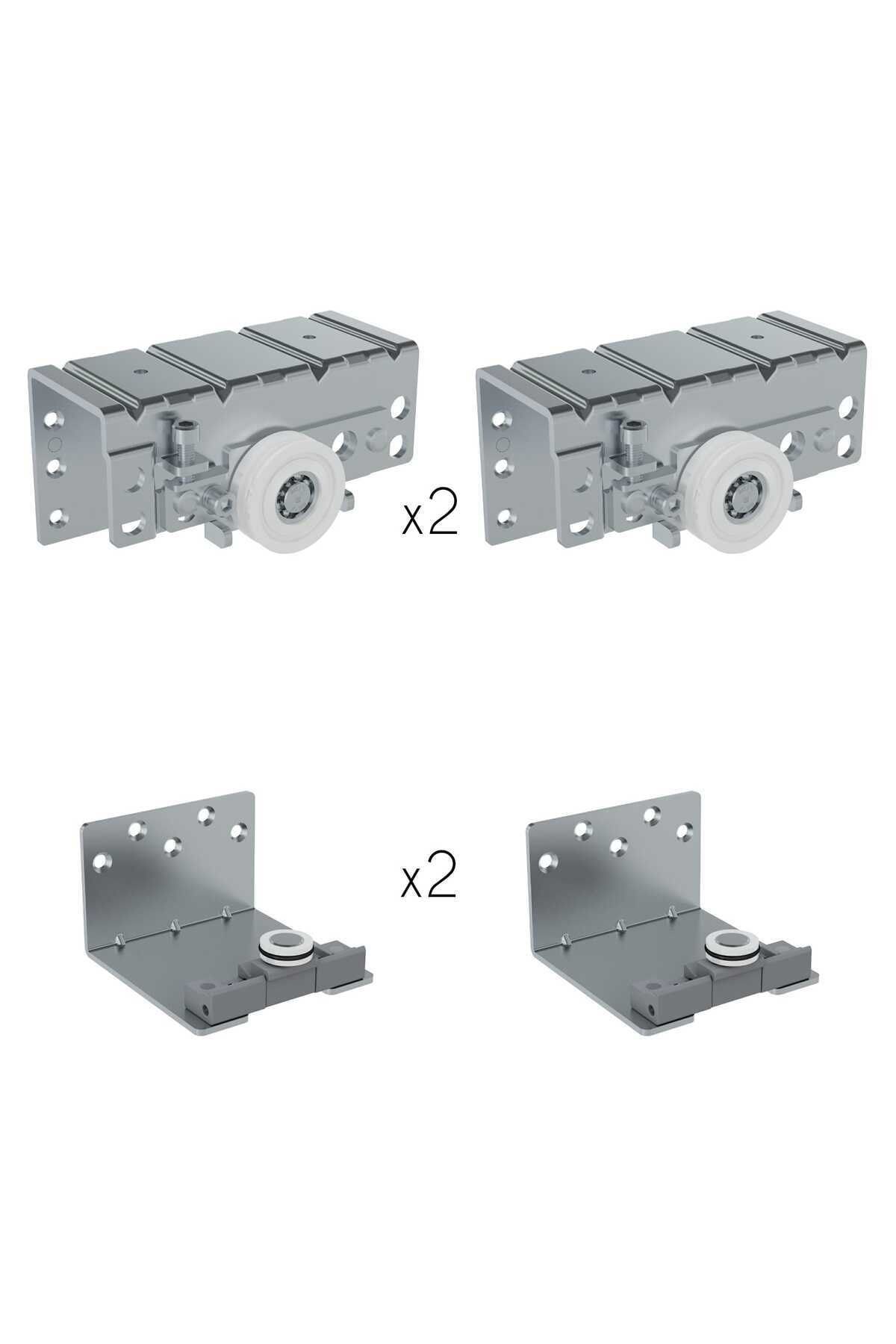 Sgm-01 Dış Kapak Ağır Ayarlı Ray Dolap Sürgülü Kapak Mekanizması