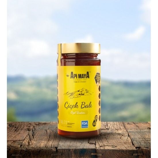 Kaz Dağları Özel Üretim Ham Çiçek Balı 680 gr