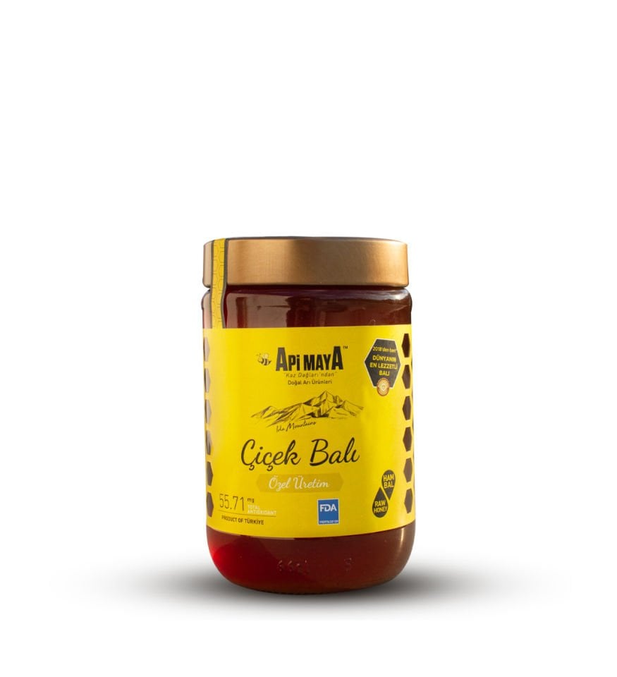 Kaz Dağları Özel Üretim Ham Çiçek Balı 850 gr