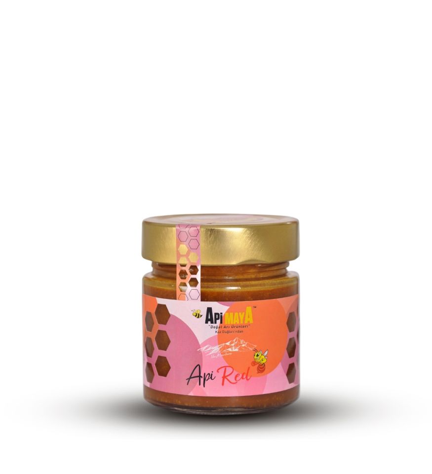 ApiRED 280 gr (Bal, Propolis, Polen, Arı Ekmeği, Arı Sütü, Apilarnil, Ginseng)