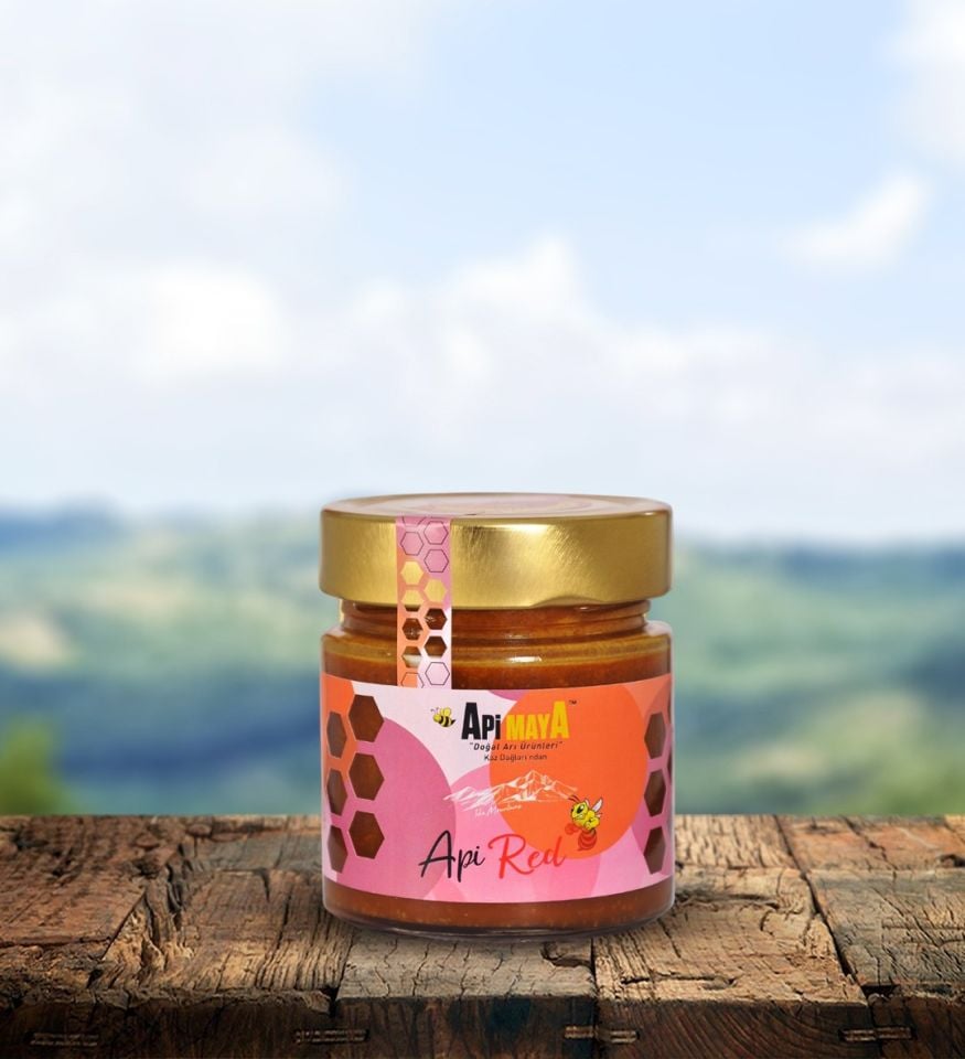 ApiRED 280 gr (Bal, Propolis, Polen, Arı Ekmeği, Arı Sütü, Apilarnil, Ginseng)