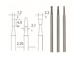 TUNGSTEN KARBÜRLÜ MATKAP VE FREZE UCU 3 LÜ