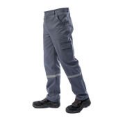 7/7 Gabardin Kışlık İş Pantolonu Gri