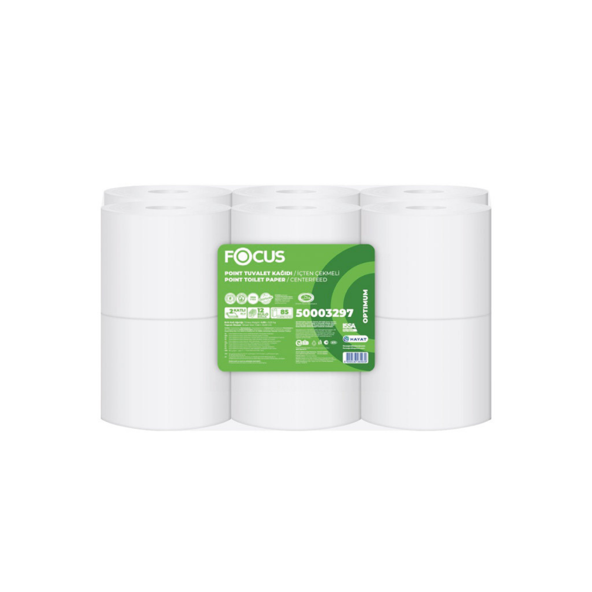 FOCUS OPTIMUM İÇTEN ÇEKMELİ TUVALET KAĞIDI 85 MT