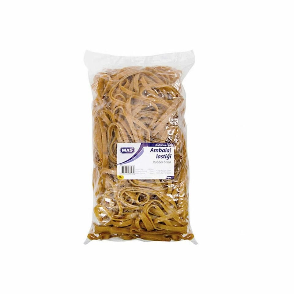 MAS GENİŞ AMBALAJ LASTİĞİ %100 KAUÇUK 500GR 395