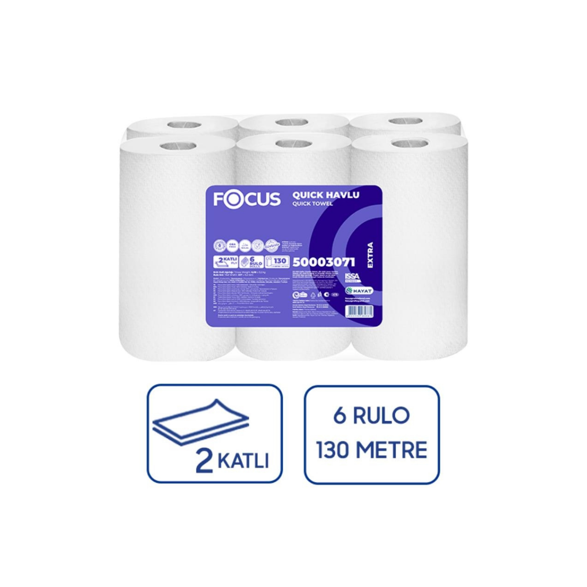 FOCUS EXTRA JUMBO HAVLU 20.7  6 LI 130 MT