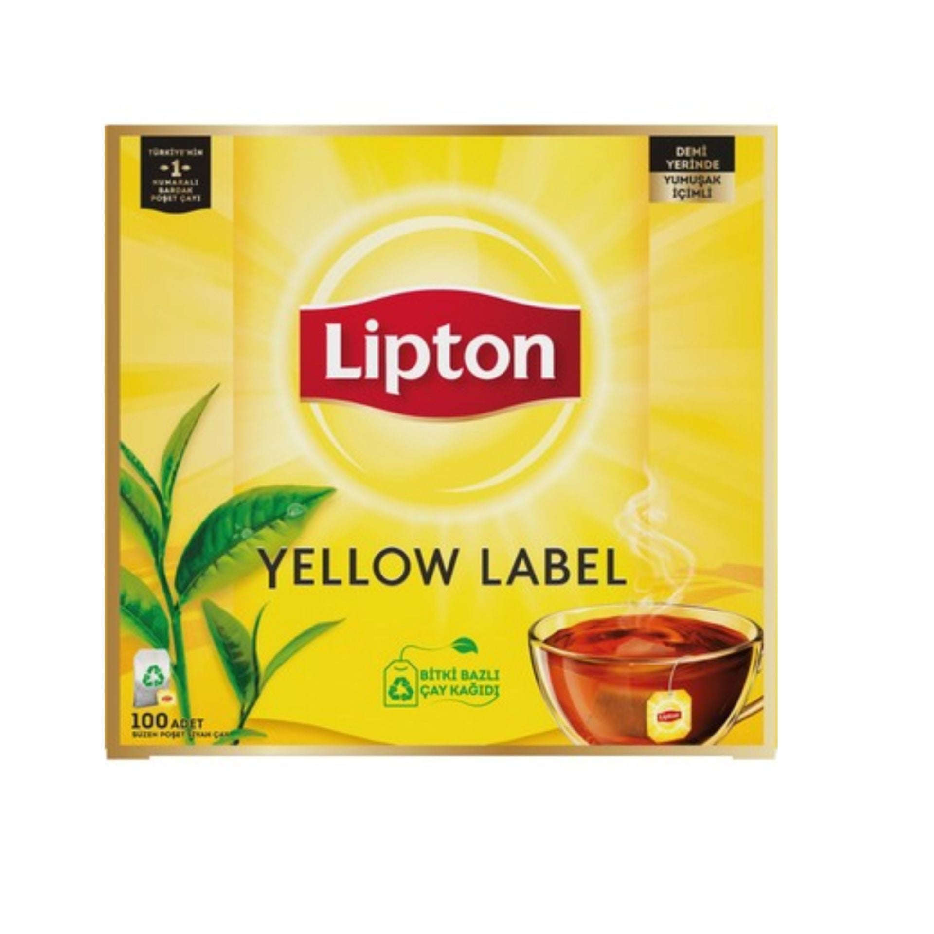 LİPTON YELLOW LABEL BARDAK 100 LÜ 2GR