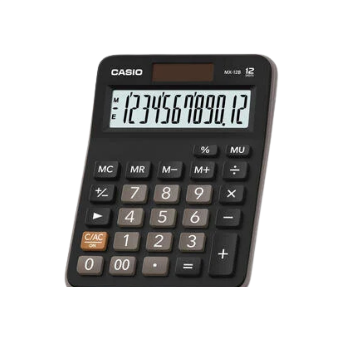 CASIO HESAP MAKİNESİ MASAÜSTÜ MX-12B-BK 12 HANE