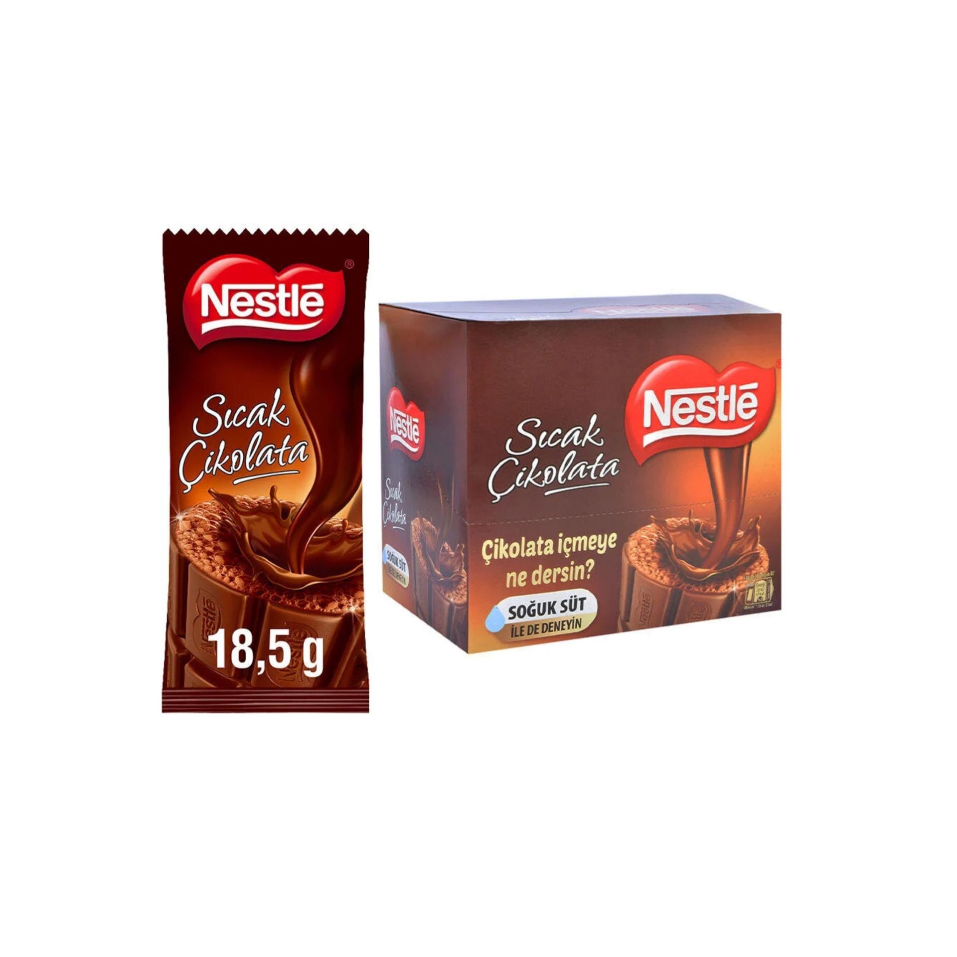 NESTLE SICAK ÇİKOLATA 18(24X18.5G) 24 LÜ PKT