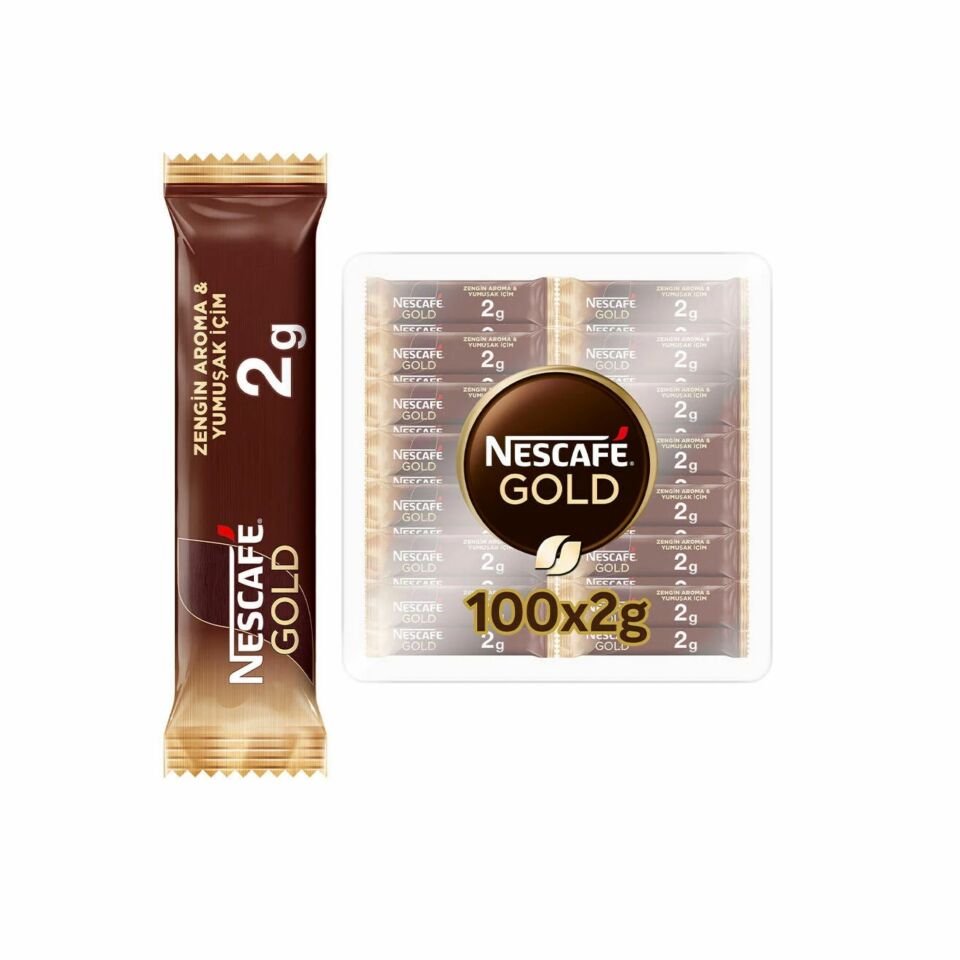 NESCAFE GOLD 2GR 100 LÜ PAKET