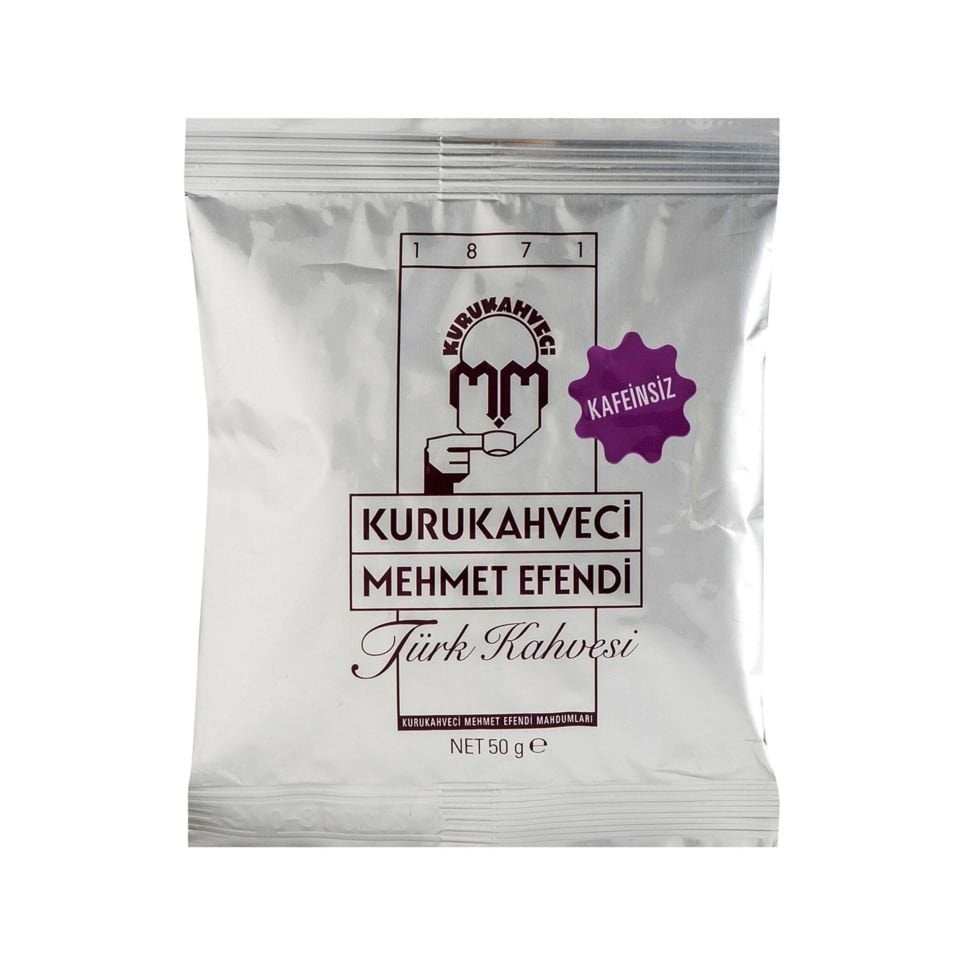 KURUKAHVECİ M.EFENDİ KAFEİNSİZ 50 GR TÜRK KAHVESİ
