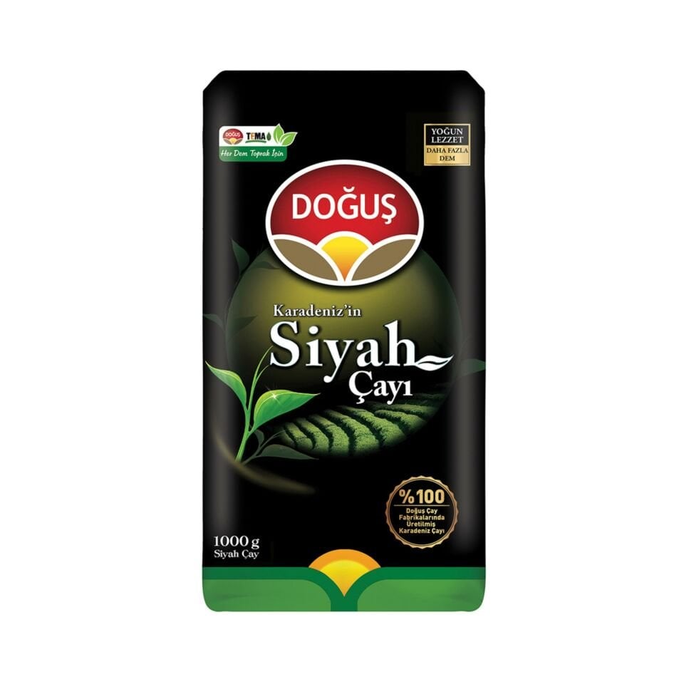 DOĞUŞ FİLİZ  SIYAH CAY 1000 GR