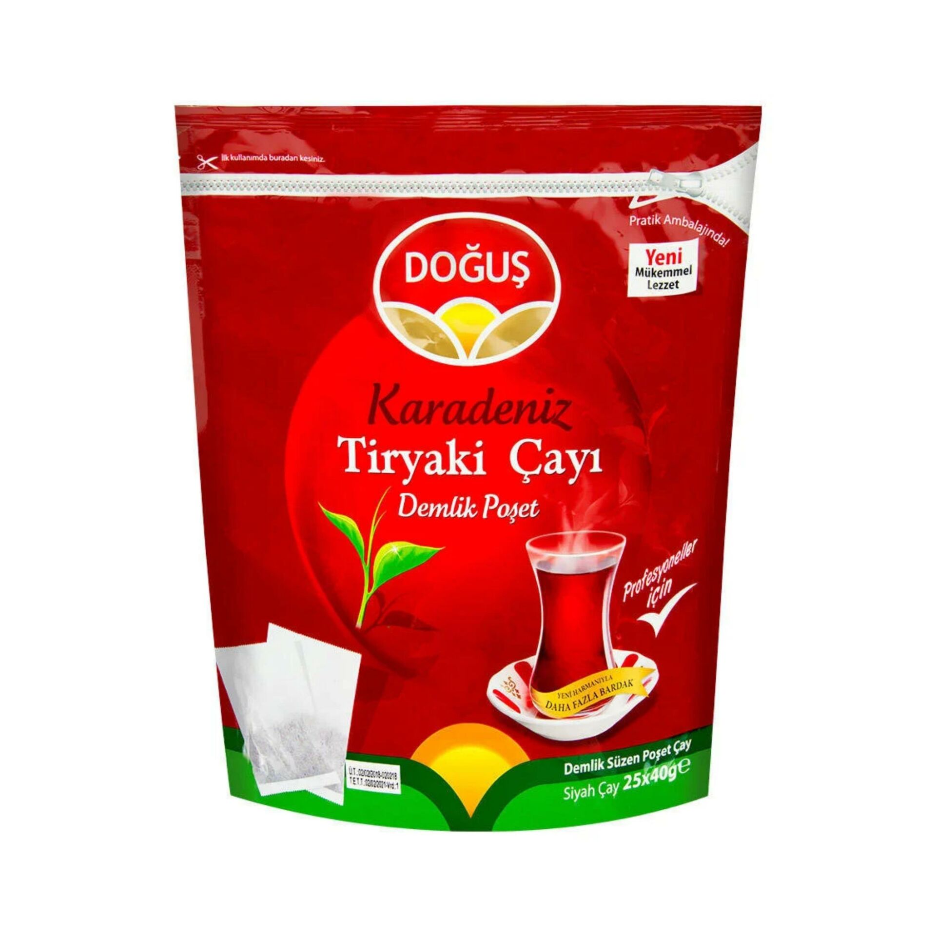 DOĞUŞ D.KARADENİZ TİRYAKİ DEMLİK POŞET 25X40 GR.