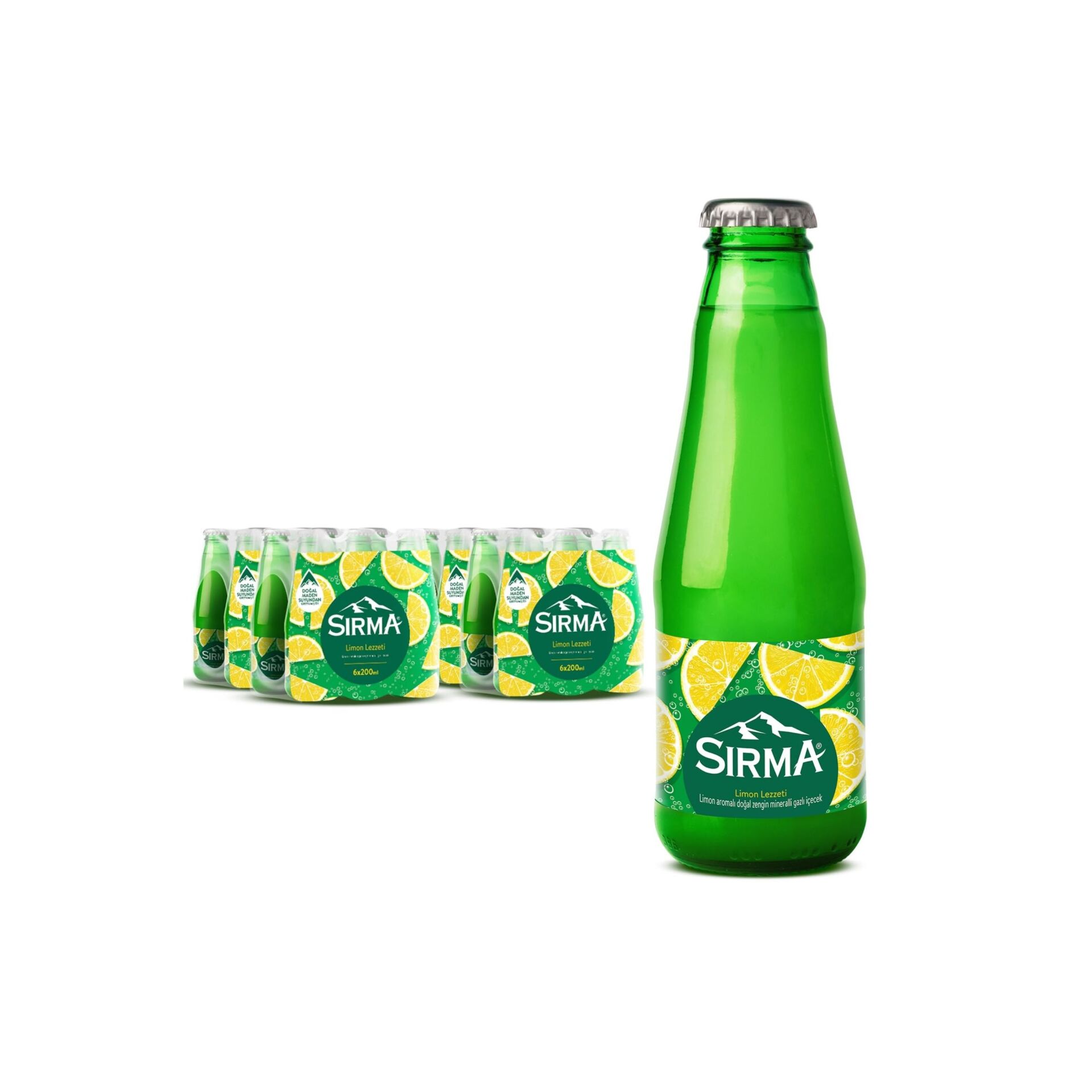 SIRMA SODA PLUS C VİTAMİNLİ LİMON 200 ML 24 LÜ