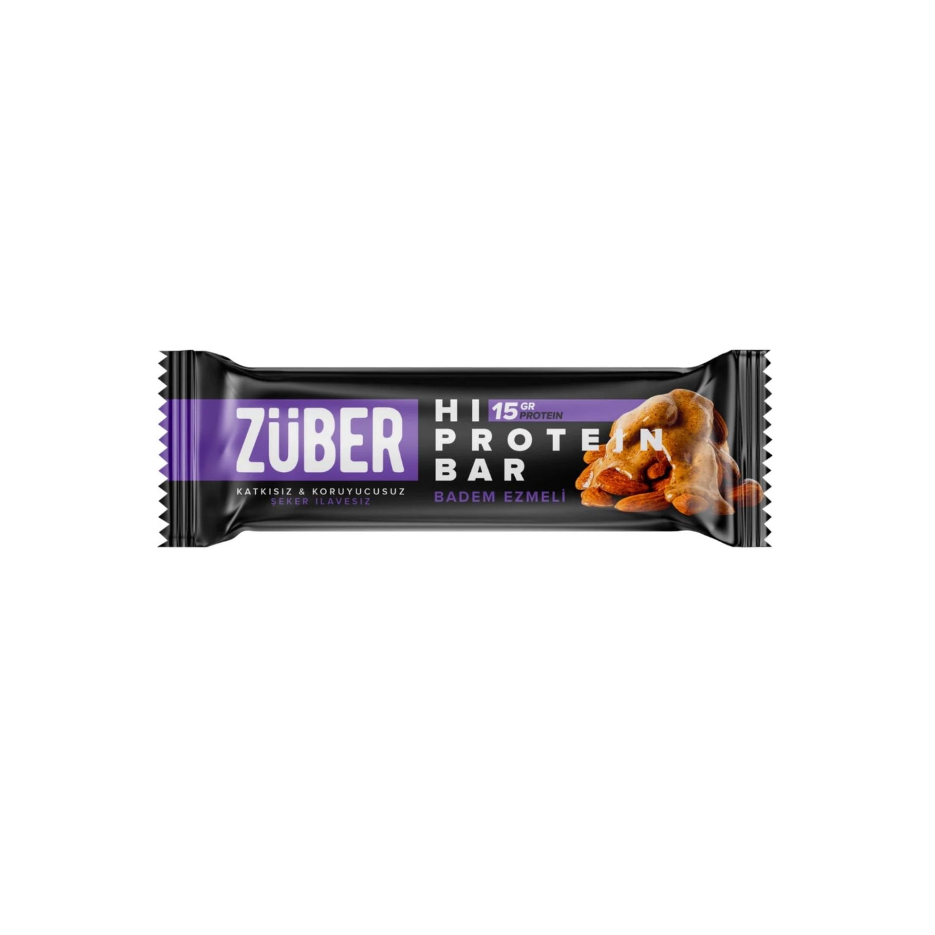 ZÜBER BADEM EZMELİ HI-PROTEİN BAR 45 GR