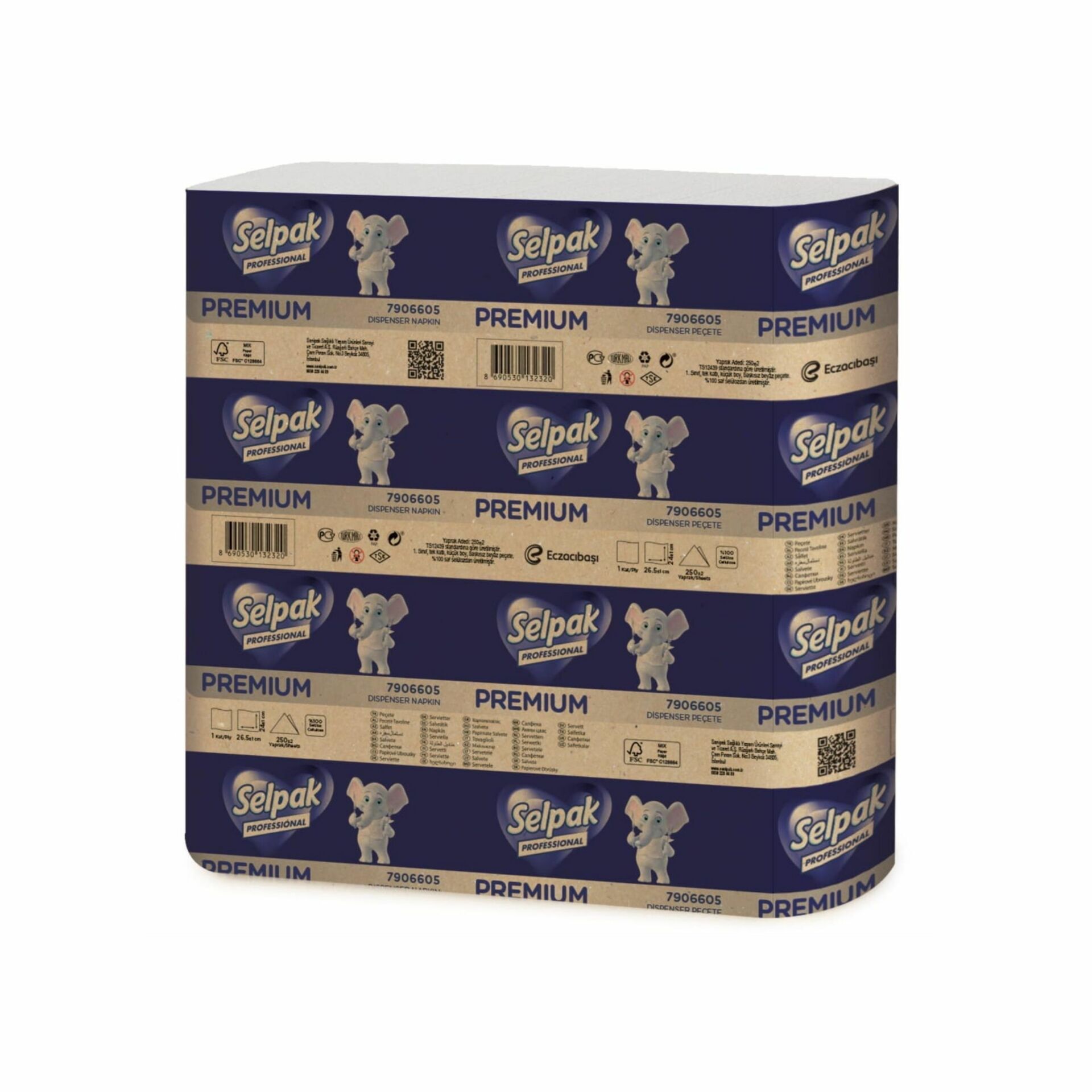 SELPAK PROF.PREMİUM DİSPENSER PEÇETE 250X18