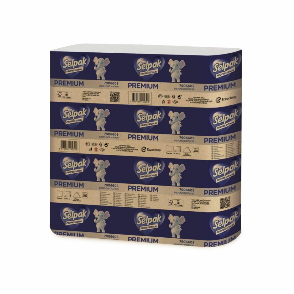 SELPAK PROF.PREMİUM DİSPENSER PEÇETE 250X18
