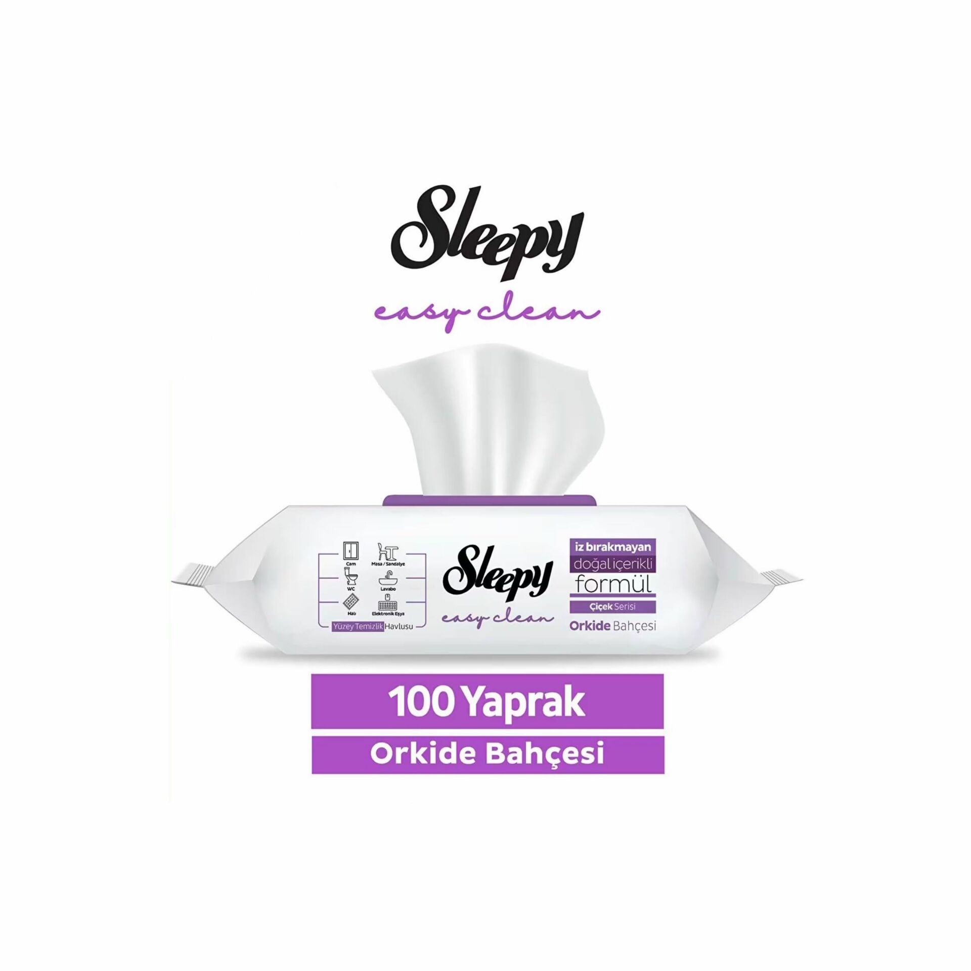 SLEEPY TEMİZLEME HAVLUSU ORKİDE 100 LÜ