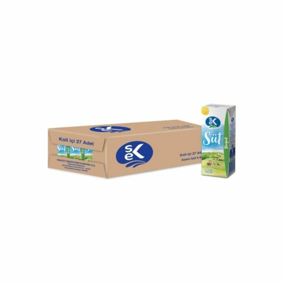 SEK SÜT TAM YAĞLI 200 ML 27Lİ