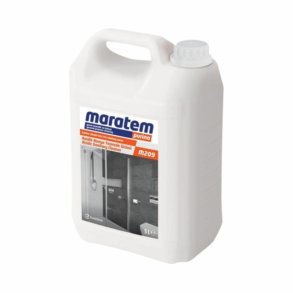 MARATEM M209 ASİDİK BANYO TEMİZLİK ÜRÜNÜ 5 LT