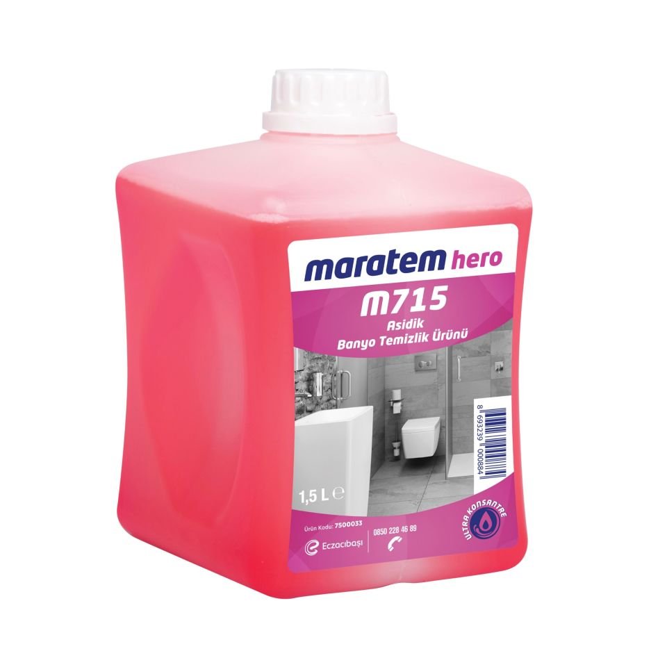 MARATEM M715  ASİDİK BANYO TEMİZLEME 1.5 LT