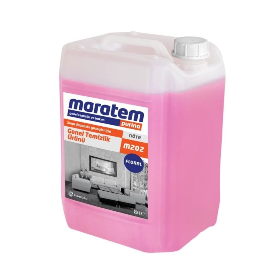 MARATEM M202 GENEL TEMİZLİK ÜRÜNÜ FLORAL 20LT