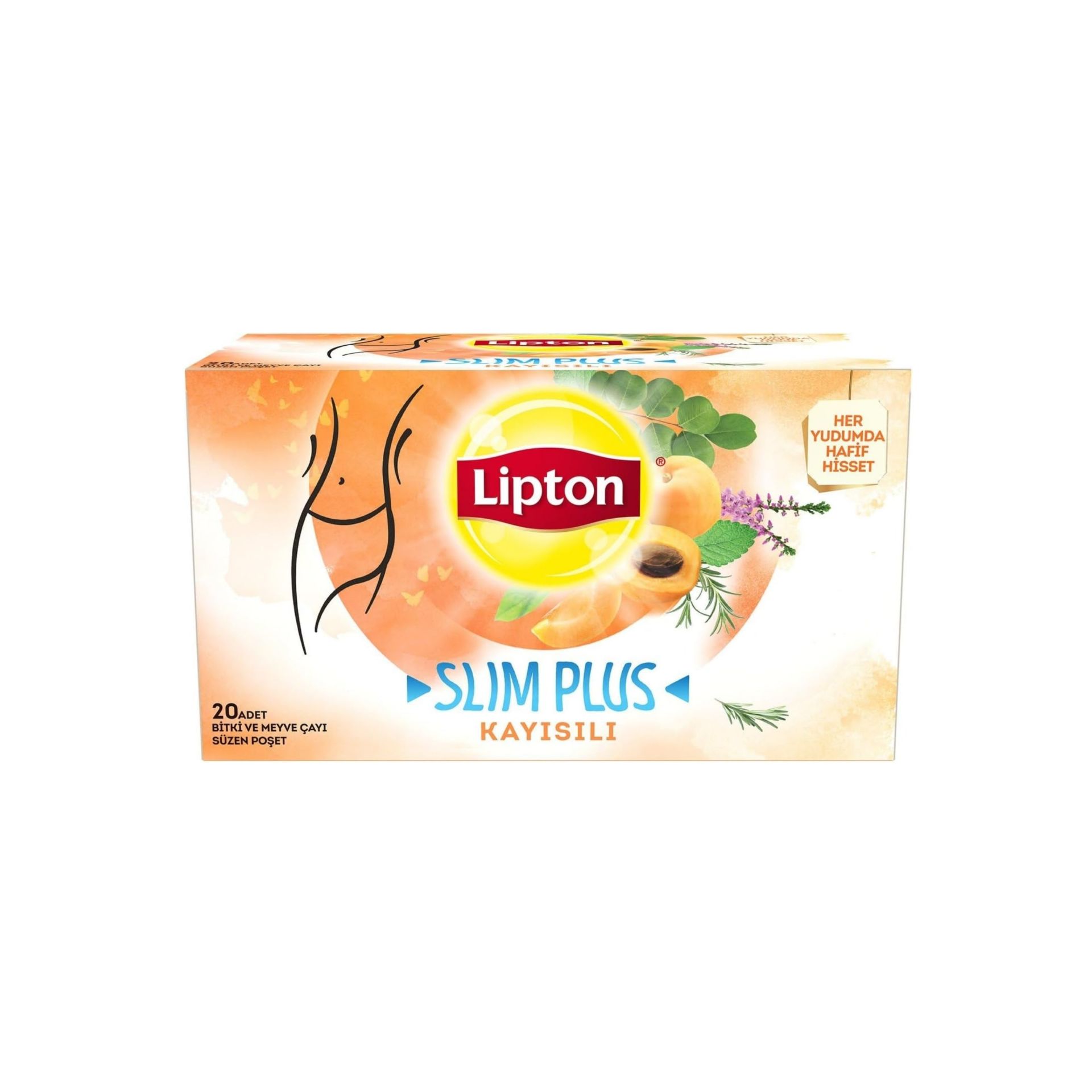 LİPTON BİTKİ ÇAYI KAYISILI BARDAK 20'Lİ