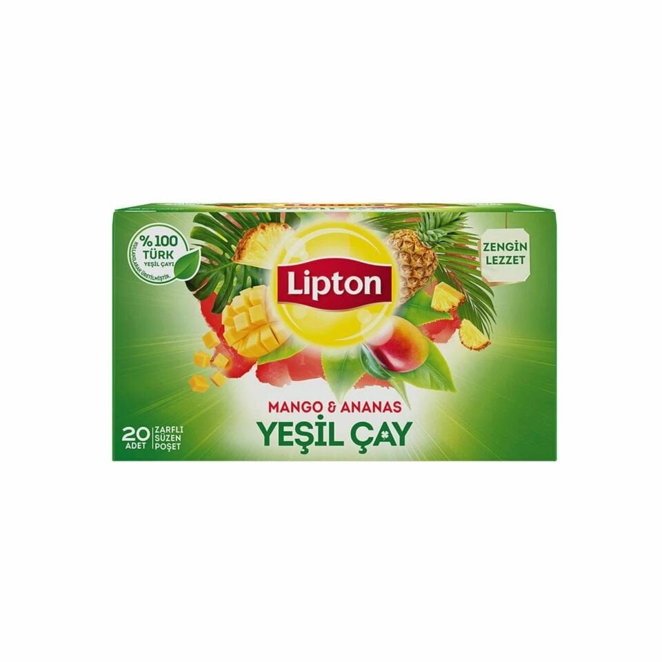 LİPTON BİTKİ ÇAYI MANGO ANANAS BARDAK 20'Lİ