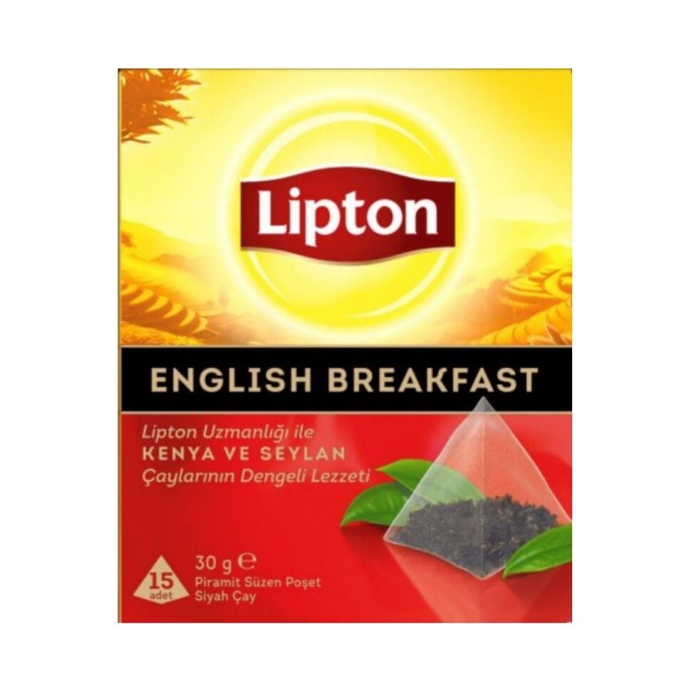 LİPTON BARDAK POŞET ÇAY BREAKFAST 30 GR 15Lİ