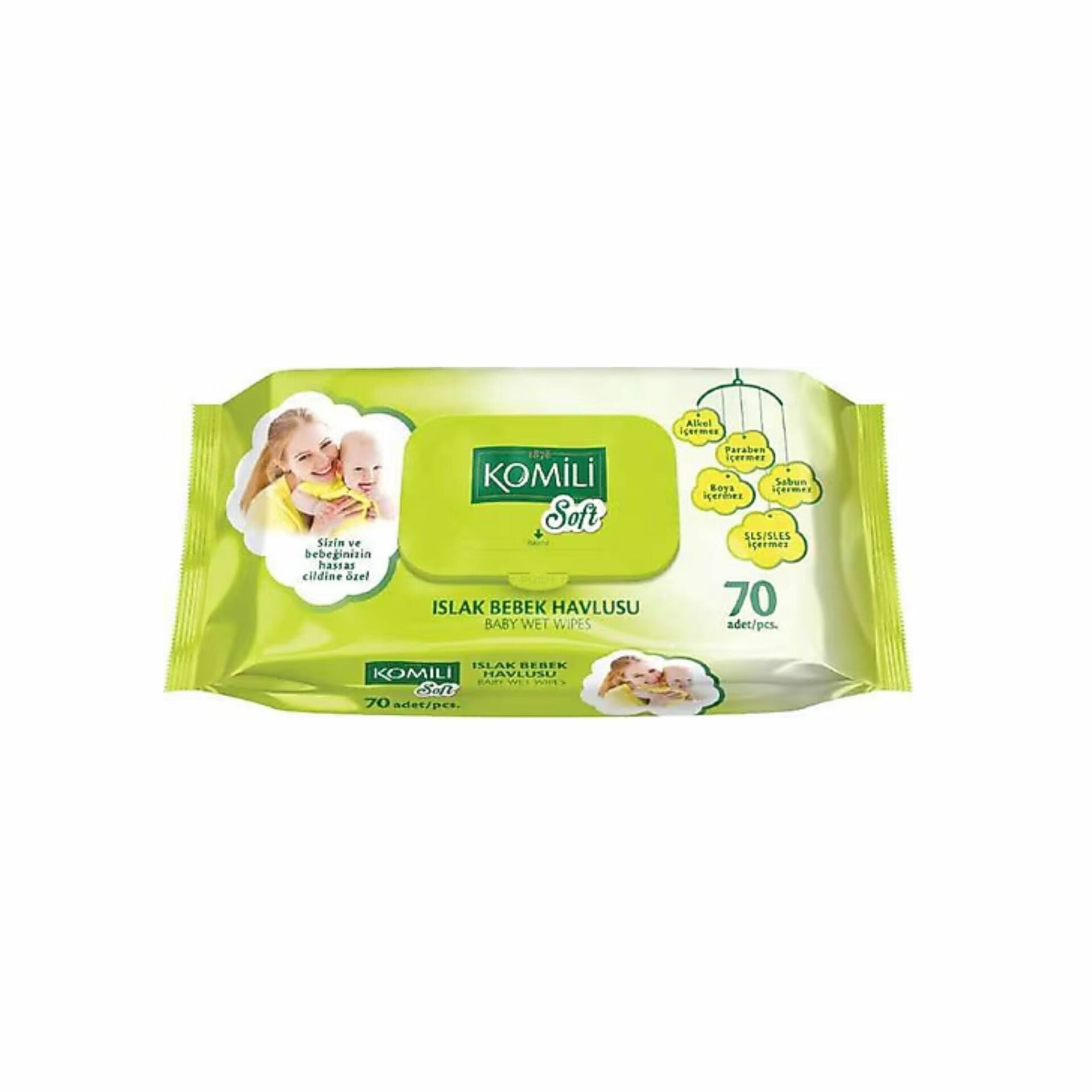 KOMİLİ ISLAK MENDİL 70 LI