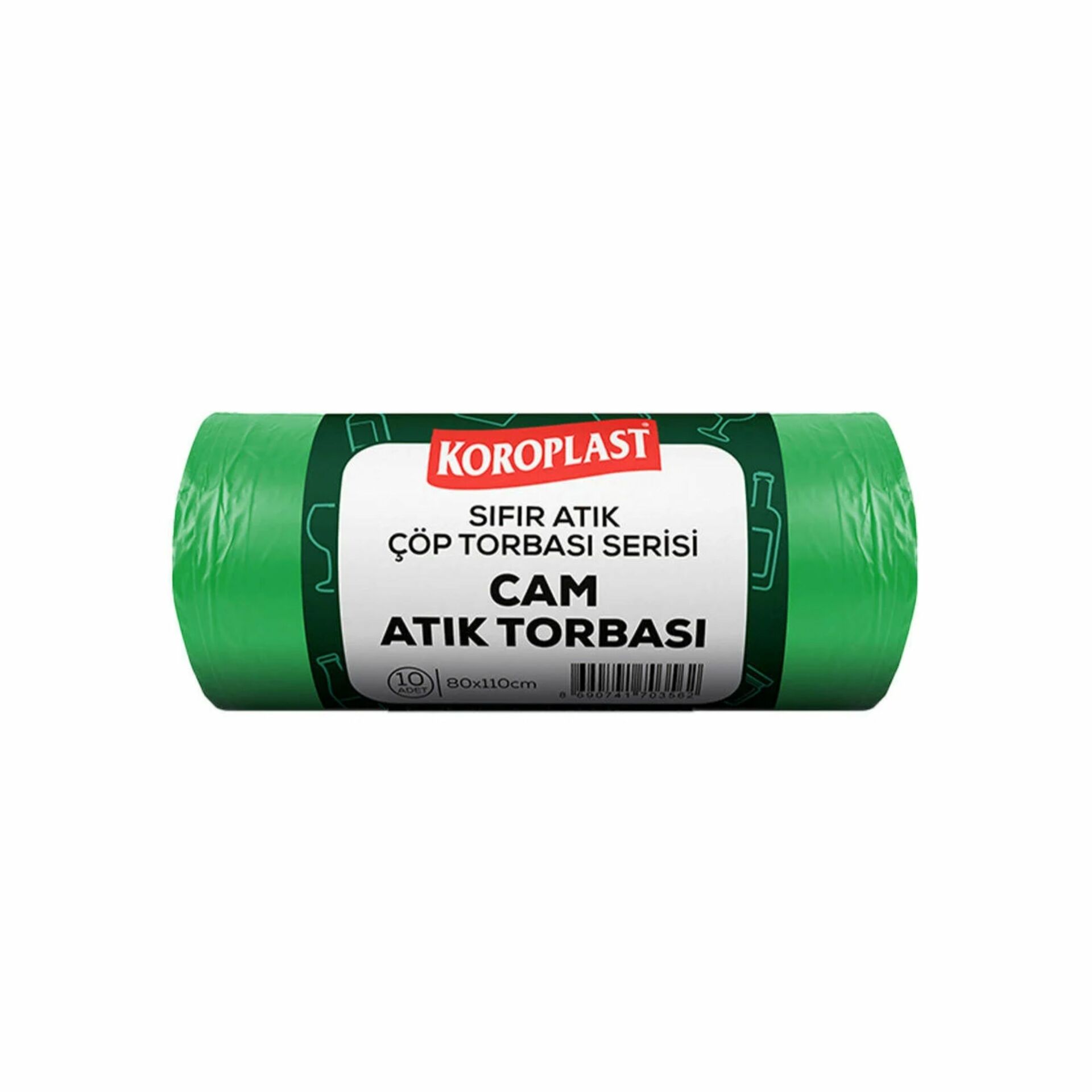 KOROPLAST ÇÖP TORBA JUMBO 80X110 650GR YEŞİL