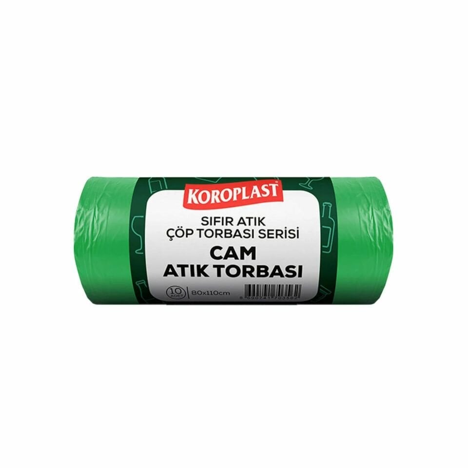KOROPLAST ÇÖP TORBA JUMBO 80X110 650GR YEŞİL