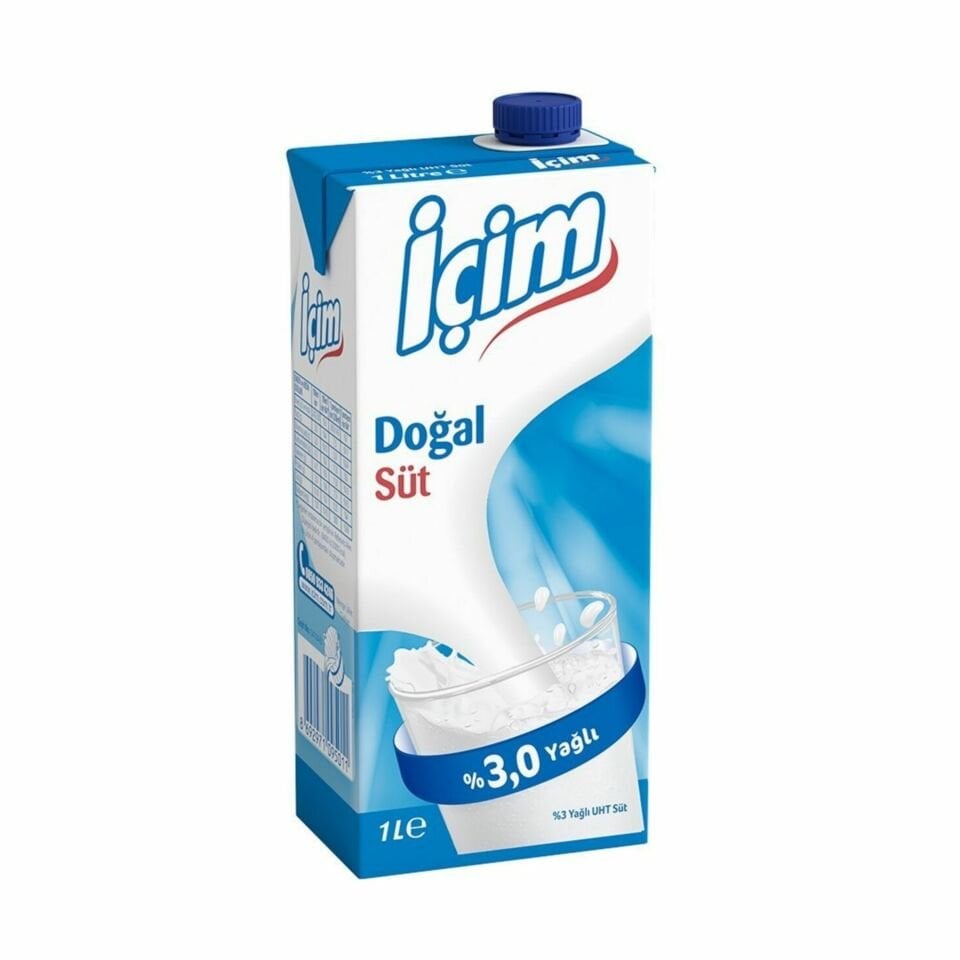 İÇİM SÜT 1LT TAM YAĞLI