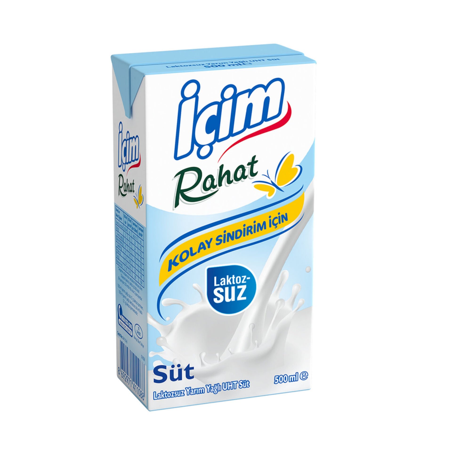 İÇİM SÜT 500 ML LAKTOZSUZ
