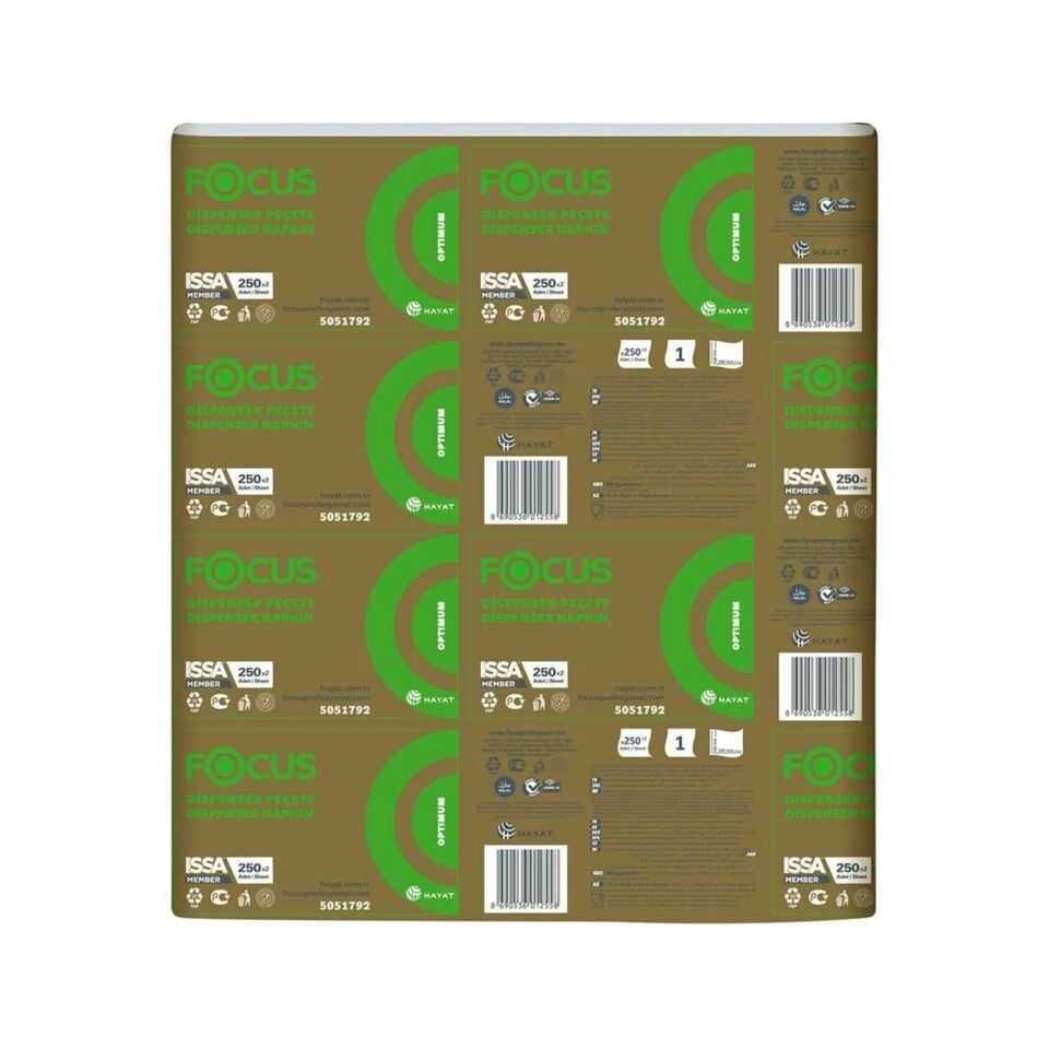 FOCUS OPTIMUM DİSPENSER PEÇETE 18X24 250X18